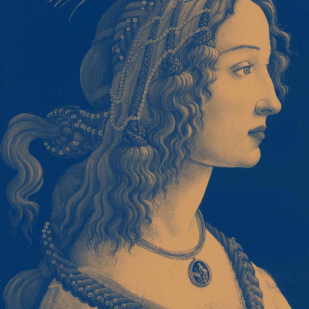 Simonetta Cattaneo ritratta dal Botticelli